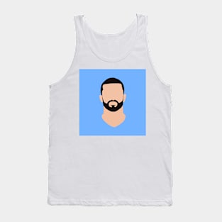 Kyle Walker Minimalistic Face Art Tank Top